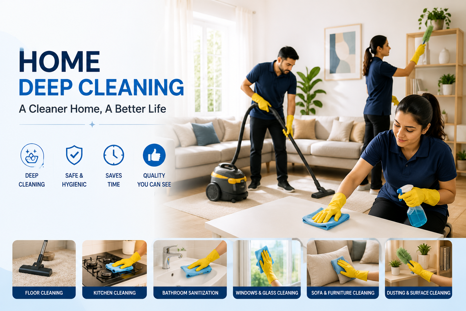 Home Deep Cleaning in Pune